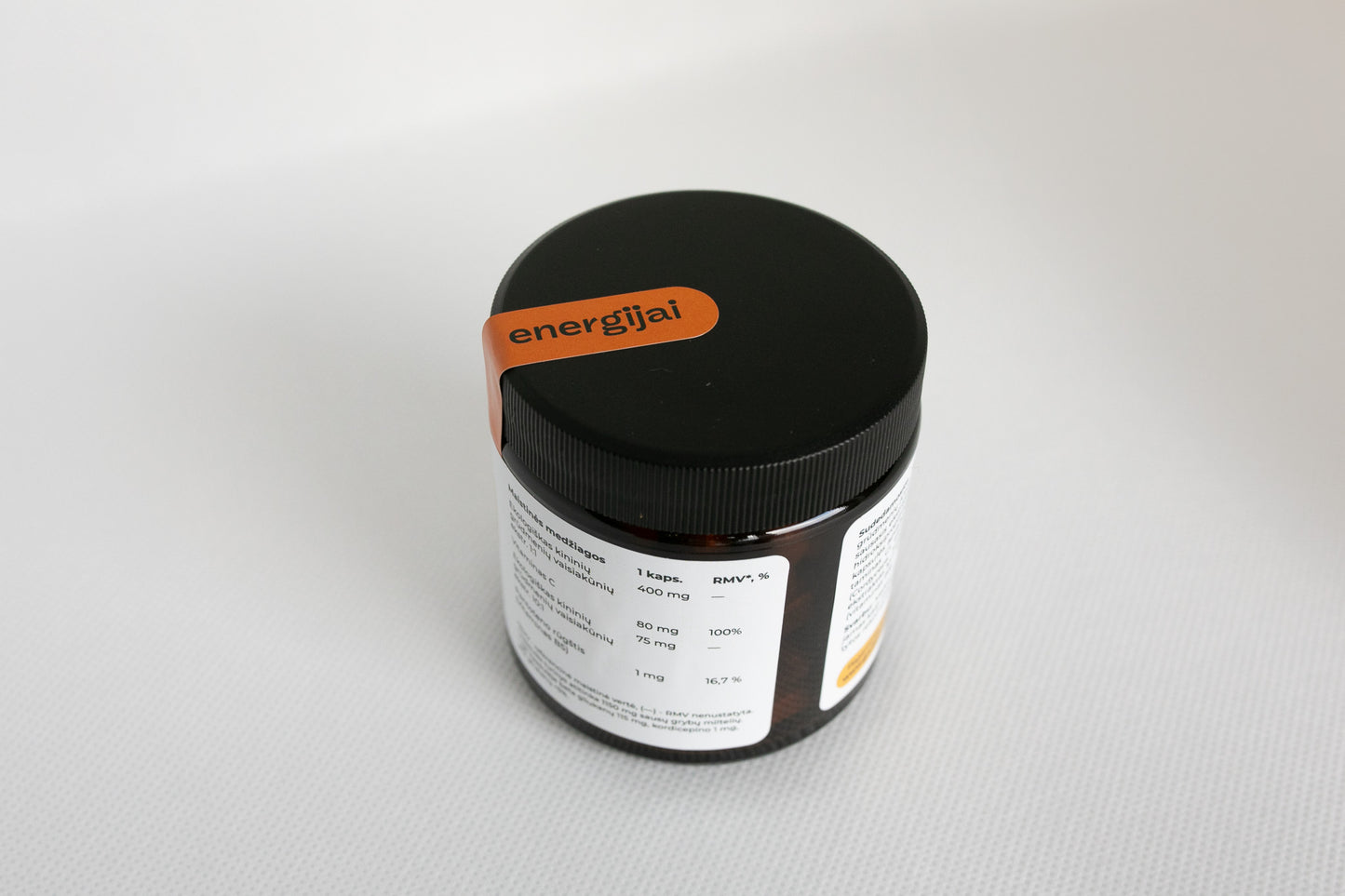 CORDYCEPS grybo ekstraktas ENERGIJAI | 60 kapsulių