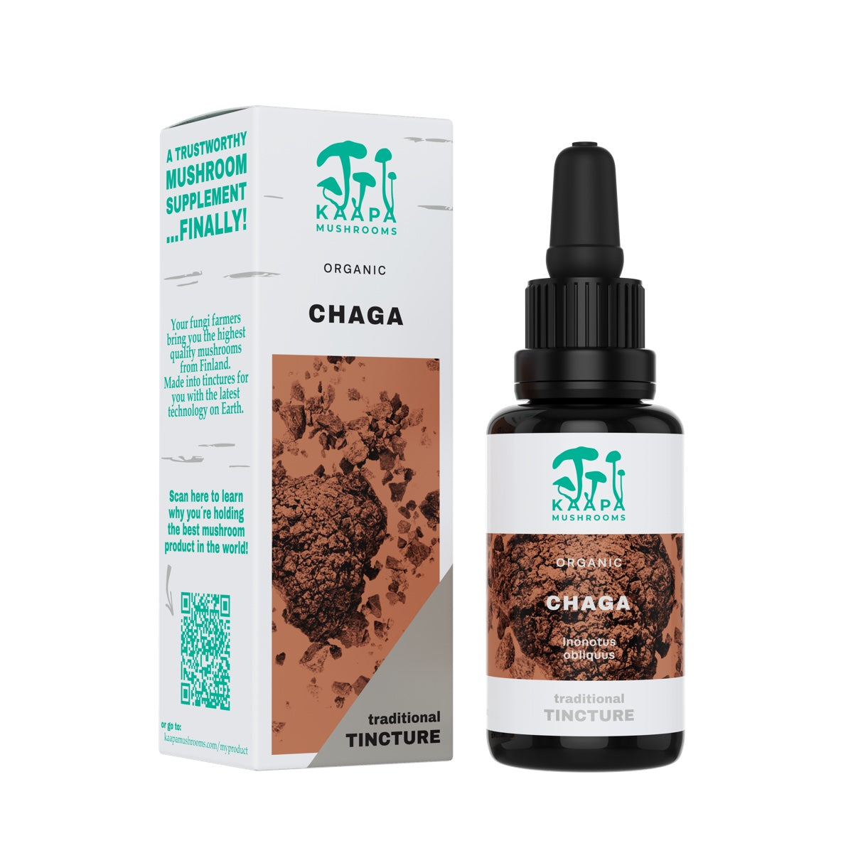 Ekologiškas grybų papildas „CHAGA extract”